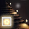 Motion Controlled Human Body Sensor LED Night Light Smart Battery Operated WC Bedside Lamp For Room Hallway Pathway Home Light 3