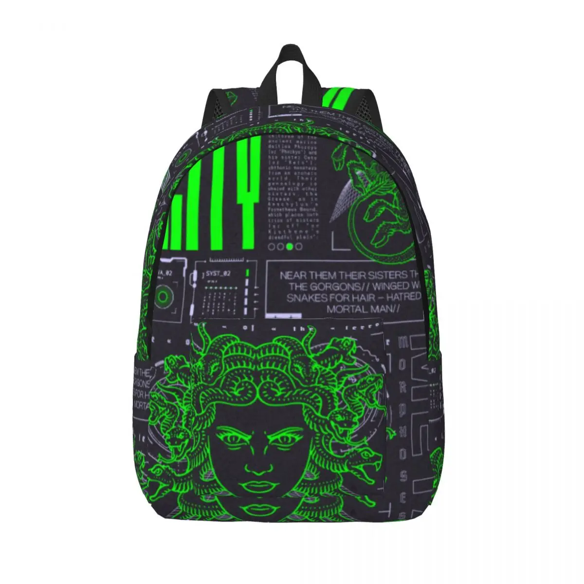 

Y2k Streetwear Backpack Neon Street Style Pretty Backpacks Student Hiking Breathable High School Bags High Quality Rucksack
