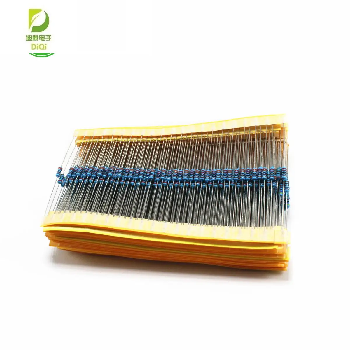 

2100pcs 1/4W Metal Film Resistor Assorted Kit 21 Values (1 Ohm ~1M Ohm) 100pcs Each value for DIY