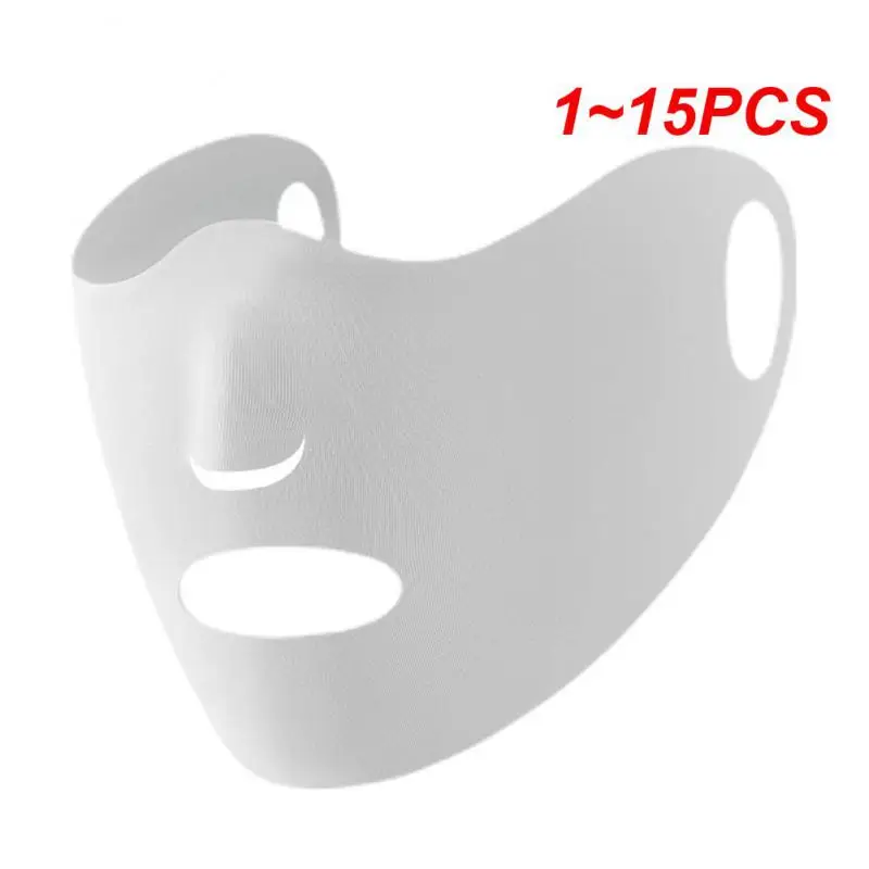 1 ~ 15 Pz Donna Uomo Maschera Per La Protezione Solare Sport All'Aria Aperta Ciclismo Traspirante Lavabile Riutilizzabile Doppio Strato Maschera Di Se