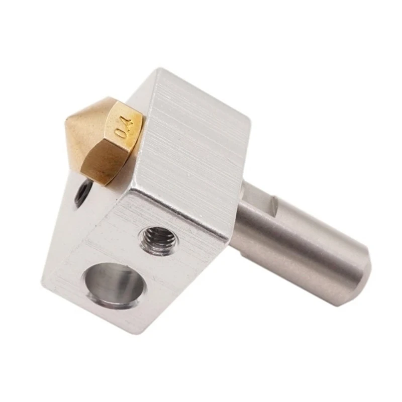 MK10 Hotend комплект для 3D принтера M7 сопла горловина алюминиевый нагревательный блок с PTFE трубкой Улучшенная подгонка для термистора M3 M4