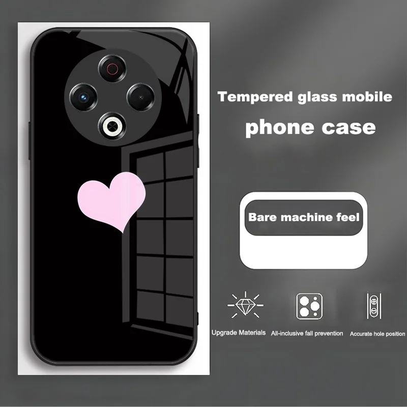 Luxury Shockproof Bumper Case with Tempered Glass for Tecno Spark 30 Series
