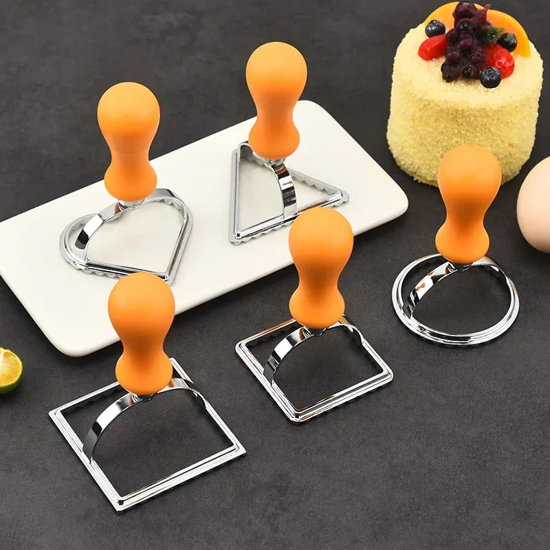 Ravioli Cutter Pastry Press Mold Dumpling Lace Embossing Device Cookie Maker Mold Ravioli Stamp Pizza Cutter Kitchen Baking Tool
