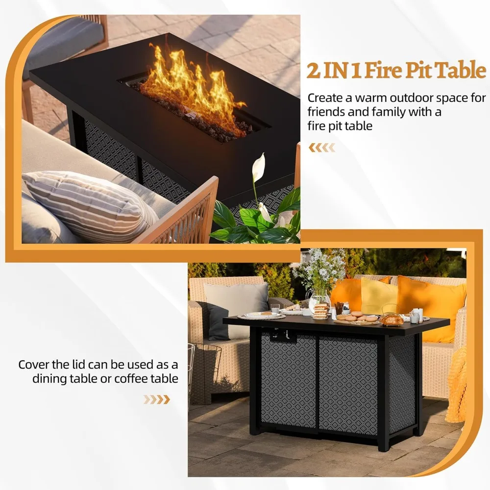 43" Meilocar Fire Pit 6
