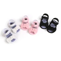 Summer Baby Girls Shoes Breathable Anti-Slip Bow Sandals Toddler Soft Soled First Walkers Shoes 0-18M 11-13CM 6
