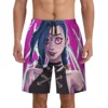 Jinx Monkey Graffiti Print Men Swim Trunks Quick Dry Swimwear Beach Board Shorts League Battle Game Legends Arcane Boardshorts 3