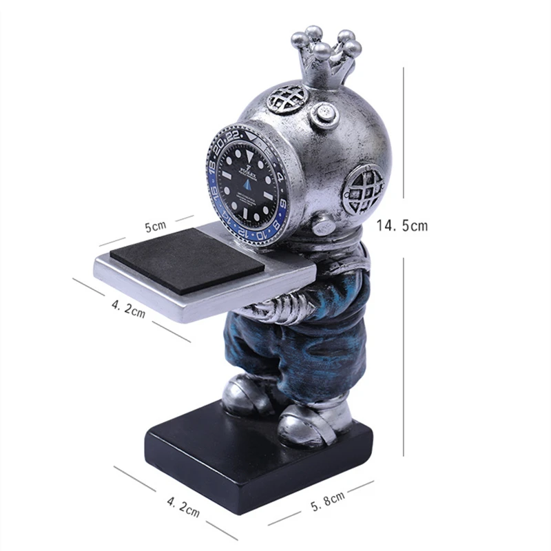 New Resin Watch Stand Cartoon Watch Bracket Fashion Box Case Clock Gift Organizer Home Decorations Holder Stand