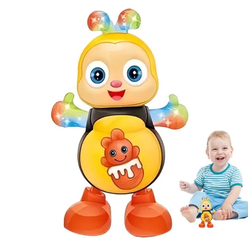 Dancing Bee Vocal Toys Cartoon Pets Electric Music Toy With Sound Flash Lighting Sing Dance for Kids Interactive Educational Toy 5