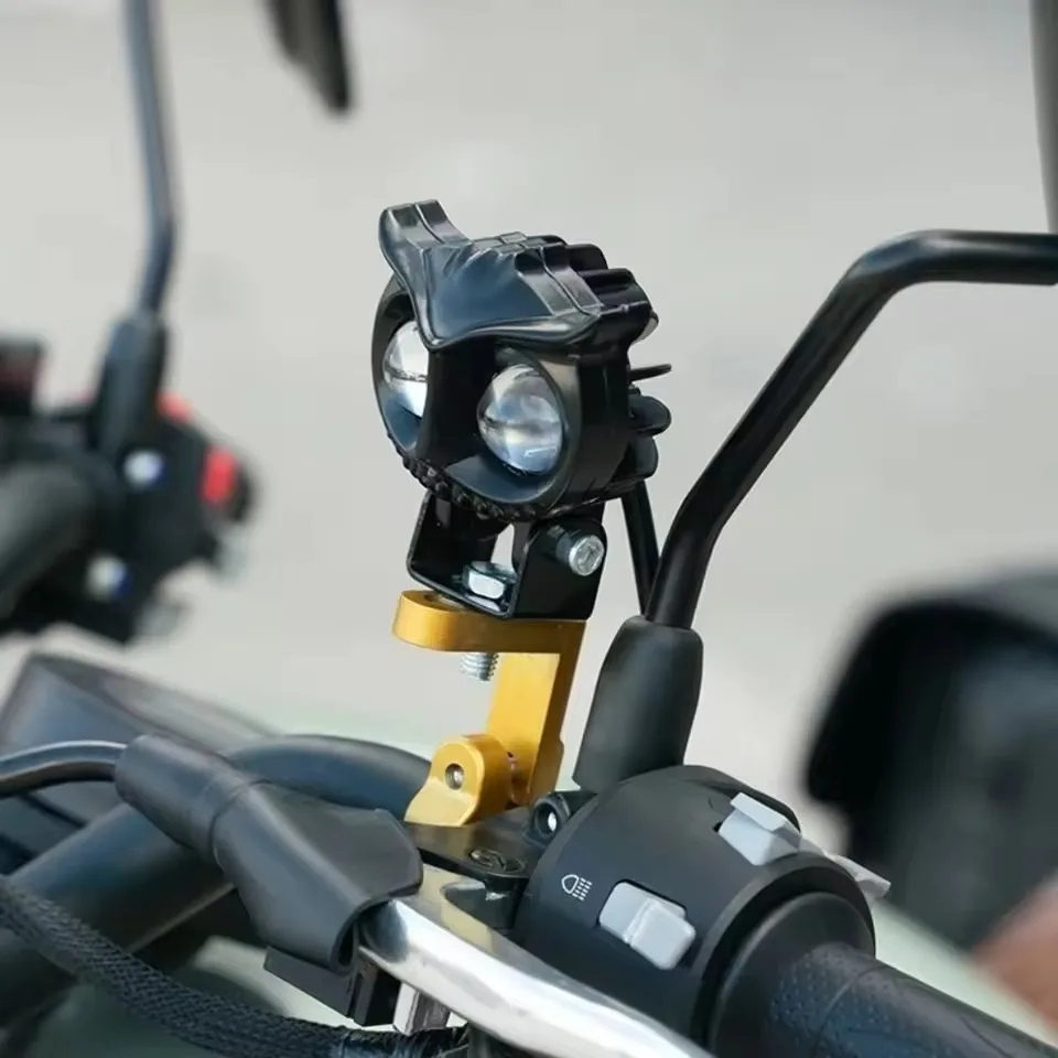Aluminum Motorcycle Handlebar Mount for Lights and Navigation