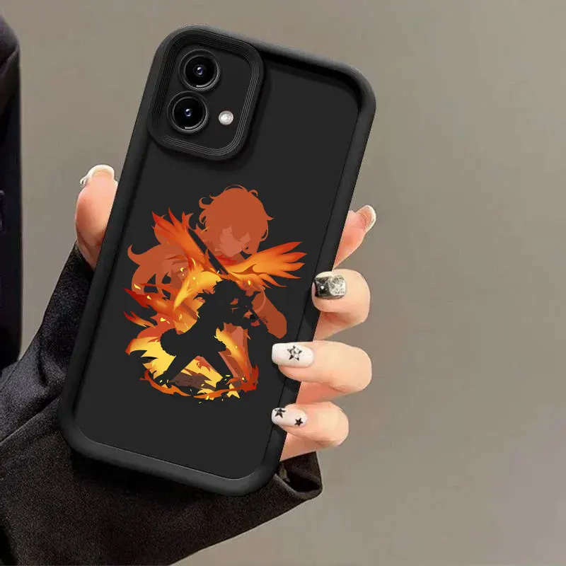 Genshin Impact Anime Phone Case - Stylish and Durable Protective Cover
