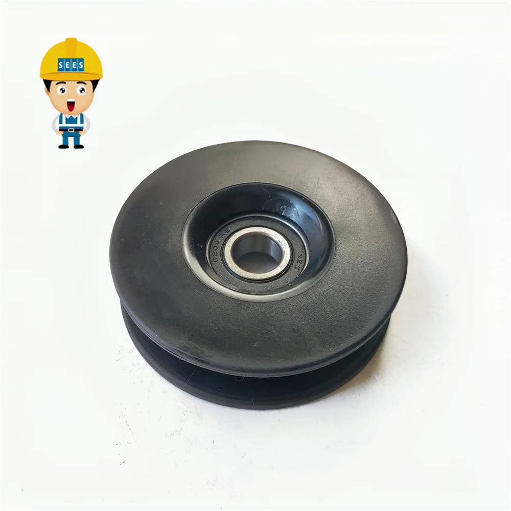SEES 10pcs SN2173044 118*33*6204 Escalator Handrail Roller A3K DEE2173044 OD=118mm W=33mm Bearing 6204 Lift Spare Parts