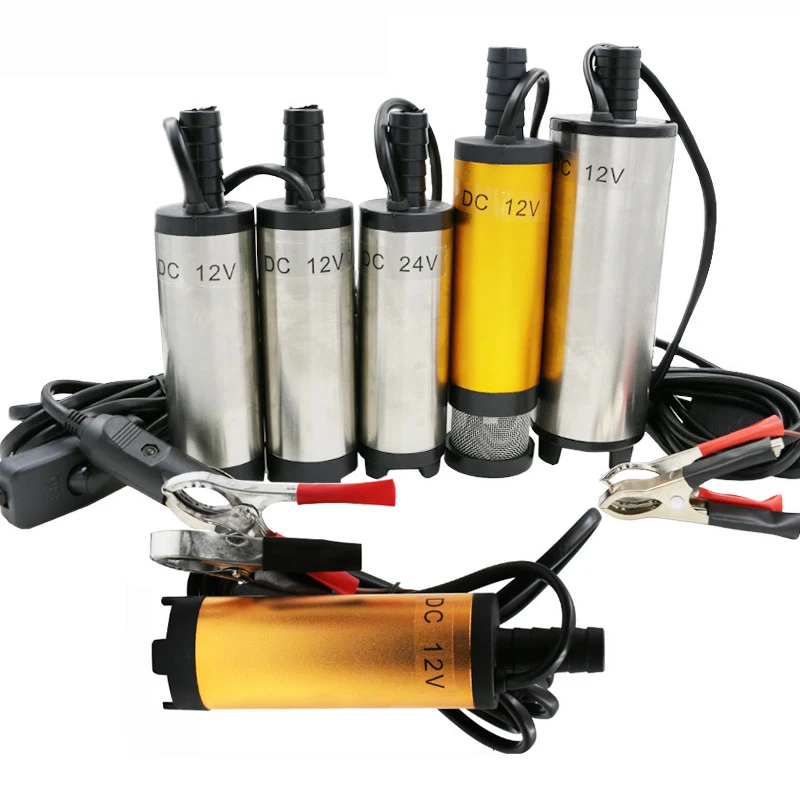 

DC 12V/24V Electric Submersible Diesel Oil Water Pump for Pumping Diesel Oil Water Submersible 12/30 L/min Fuel Transfer Pump