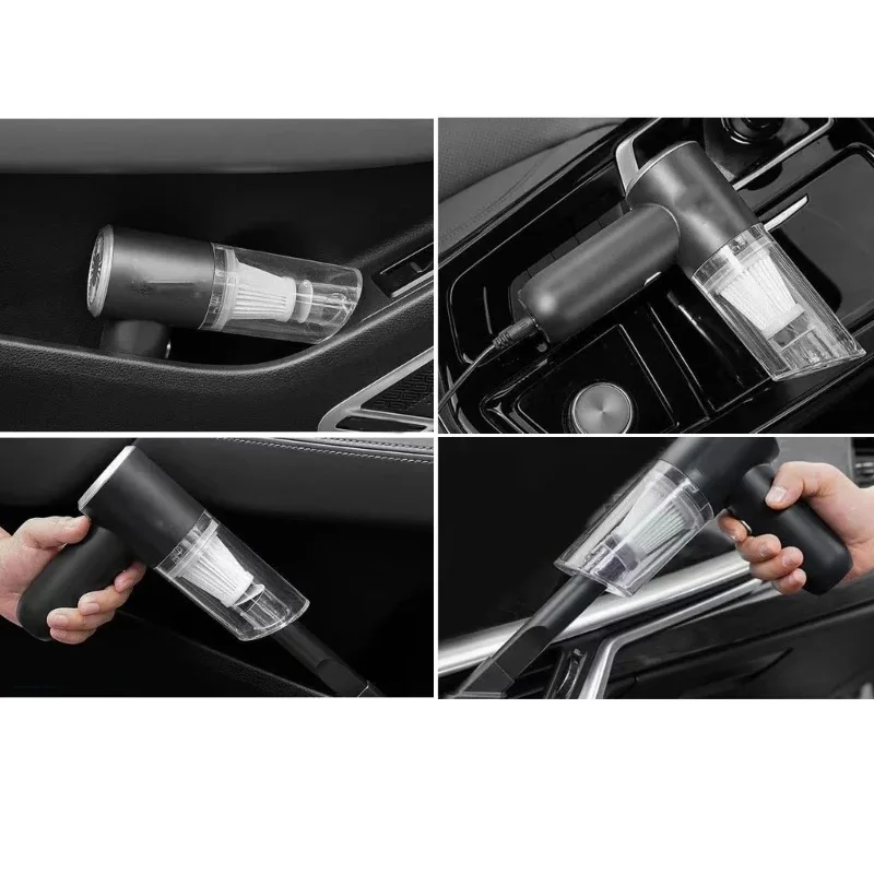 Wireless Vacuum Cleaner Vacuum Cleaner Portable Vacuum Cleaner Handheld Vacuum Cleaner Household Vacuum Cleaner Small Car Wireless Charging Fully Automatic High Power Powerful Car Vacuum Cleaner Desktop Computuer