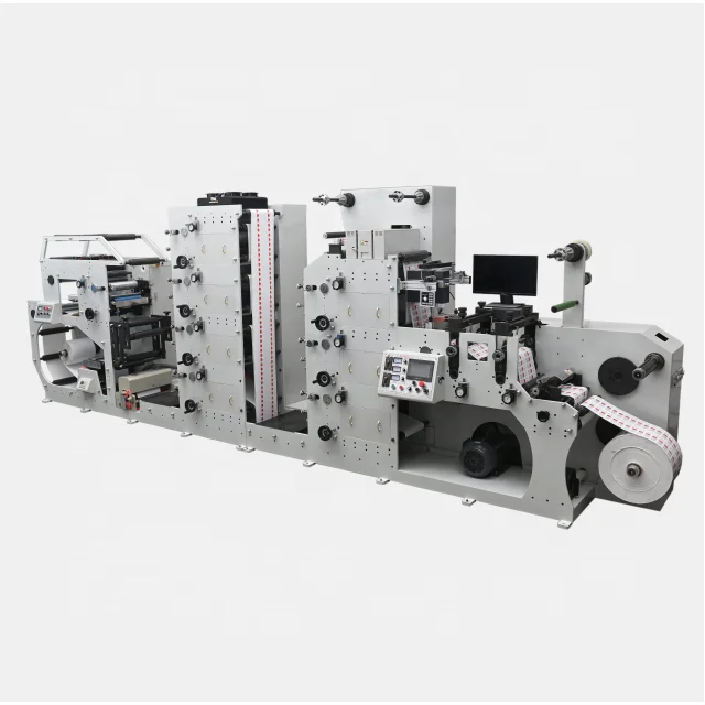 High Speed Automatic Flexographic Printers New Paper Roll 7 Colors UV ...