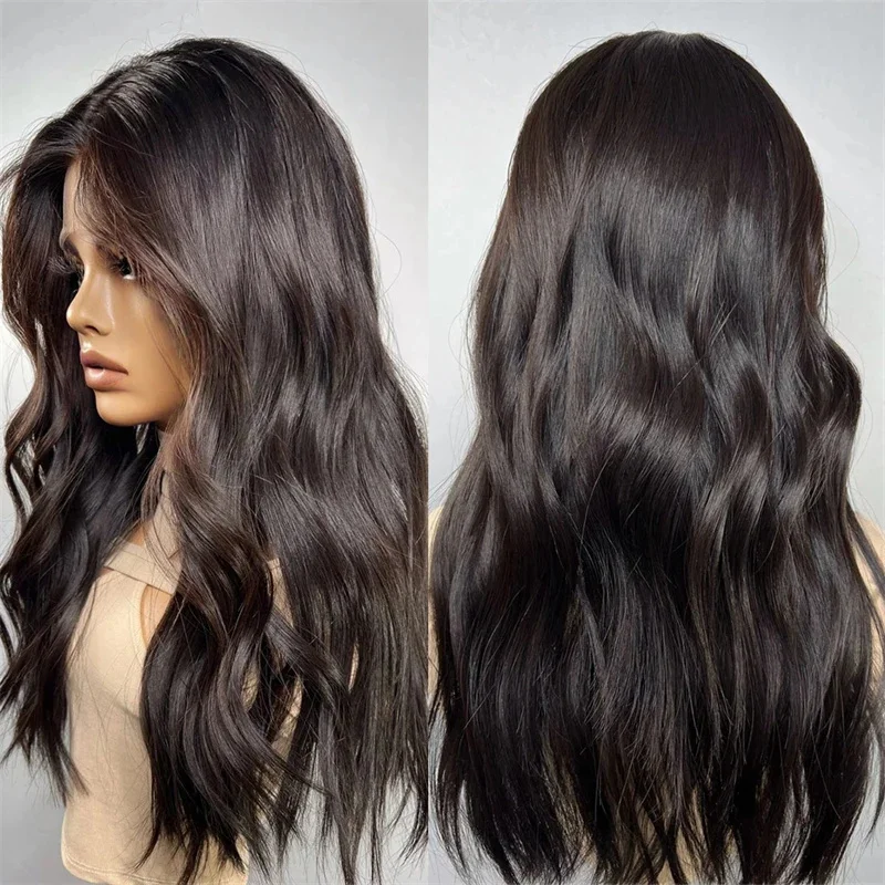 Human Hair Wig 28 Inch 180Density Wave Jewish With 5x5 Silk Base BabyHair HD Lace European Preplucked Glueless Daily