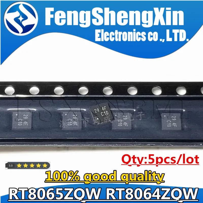 5pcs RT8065ZQW RT8065 (29 EG 29 EF 29 ED ...) RT8064ZQW RT8064 (28 FA 28 3K 28 3J...) QFN-8 Chipset