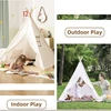 Foldable Indian Tent for Children Play House Kids Cotton Canvas Camping tent Child Gift Little Beach Party Decoration палатка 4
