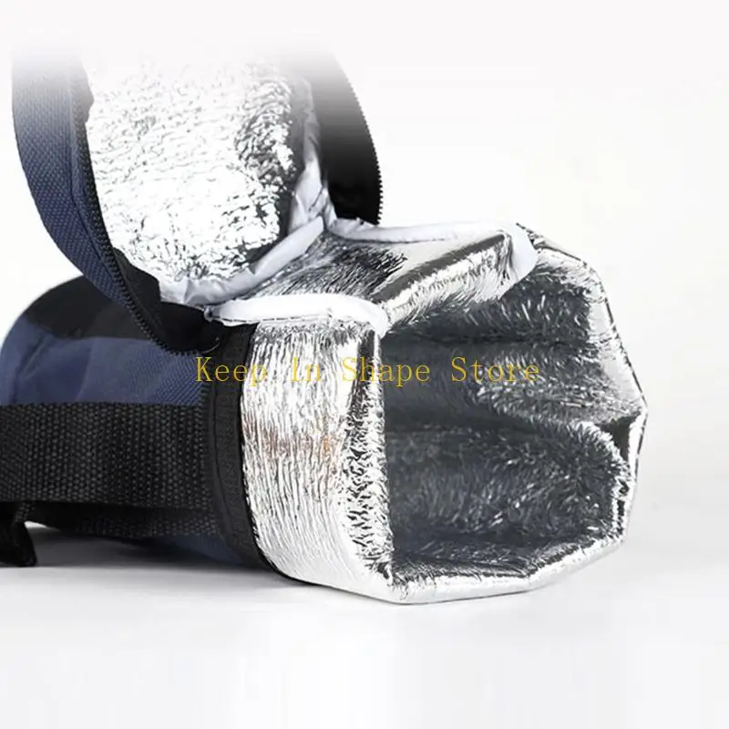 WINTOJO Bolsa Térmica Para Garrafa De Água - Com Bolsos - 4 Tamanhos - Neoprene 4mm - Alça Ajustável