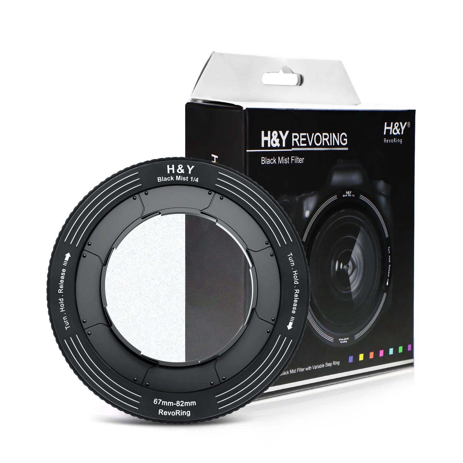 H&Yフィルター　Revoring マグネティックブラックミスト for REVORING 58-77mm 1/2 RMB2-77 H\u0026Y 67-82mm REVORING ブラックミスト 1⁄4 フィルター H\u0026Y Filters