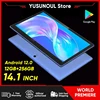 14.1 Inch Big Screen Eyes-Protect Android 12 Tablet PC 12+256GB Phone Call  5G WIFI tablet Kids Pad For Educational Online Class 1