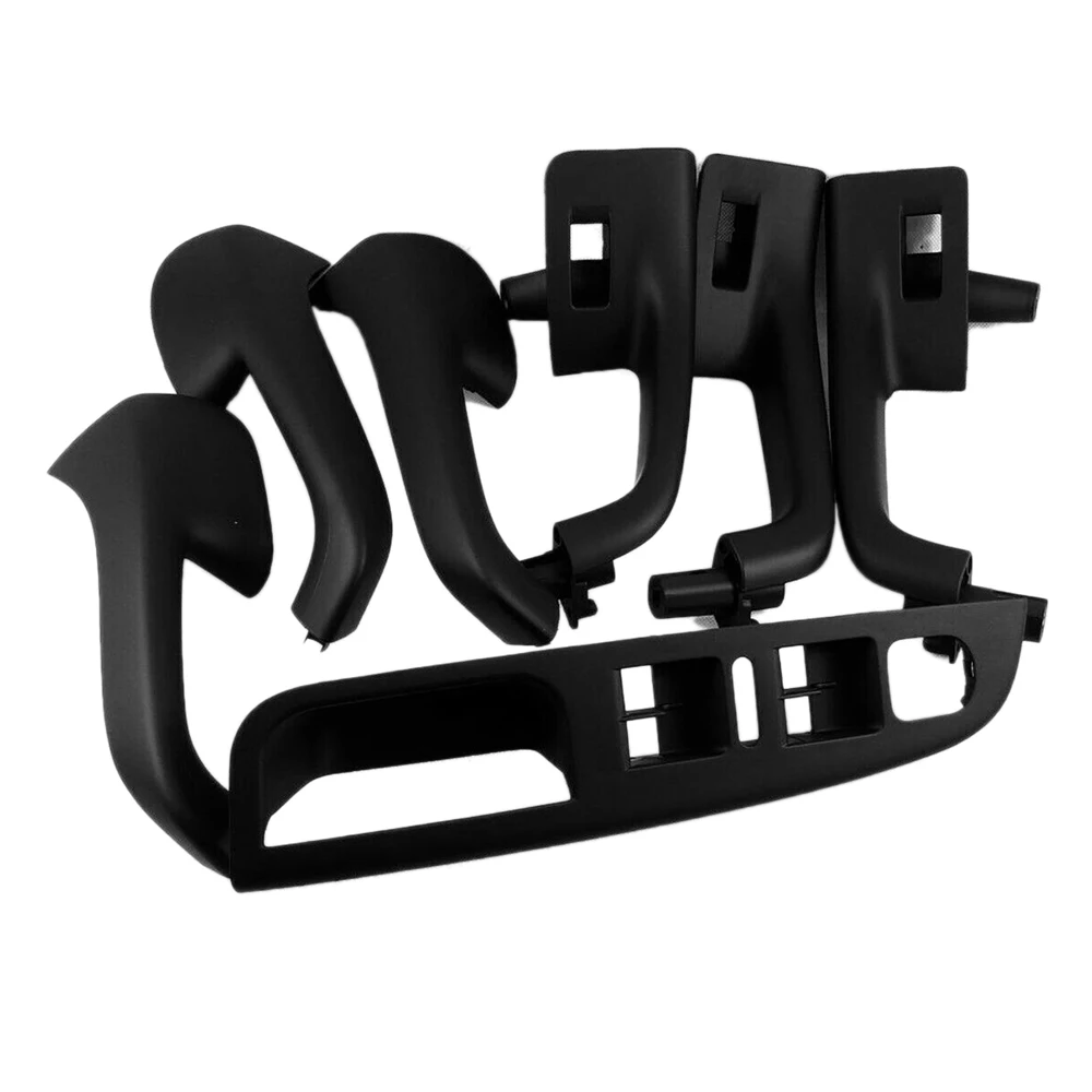 블랙 인테리어 핸들 문 그랩 창 스위치 베젤 커버 골프 5 GTi-MK5 제타 내부 팔걸이 1K0 868 040B