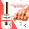 Tinovo Uno Moisturizing Nail Strengthener For Strong Healthy Nails No Chips Manicure Natural Dry Nail Polish Treatment Lacquer 3