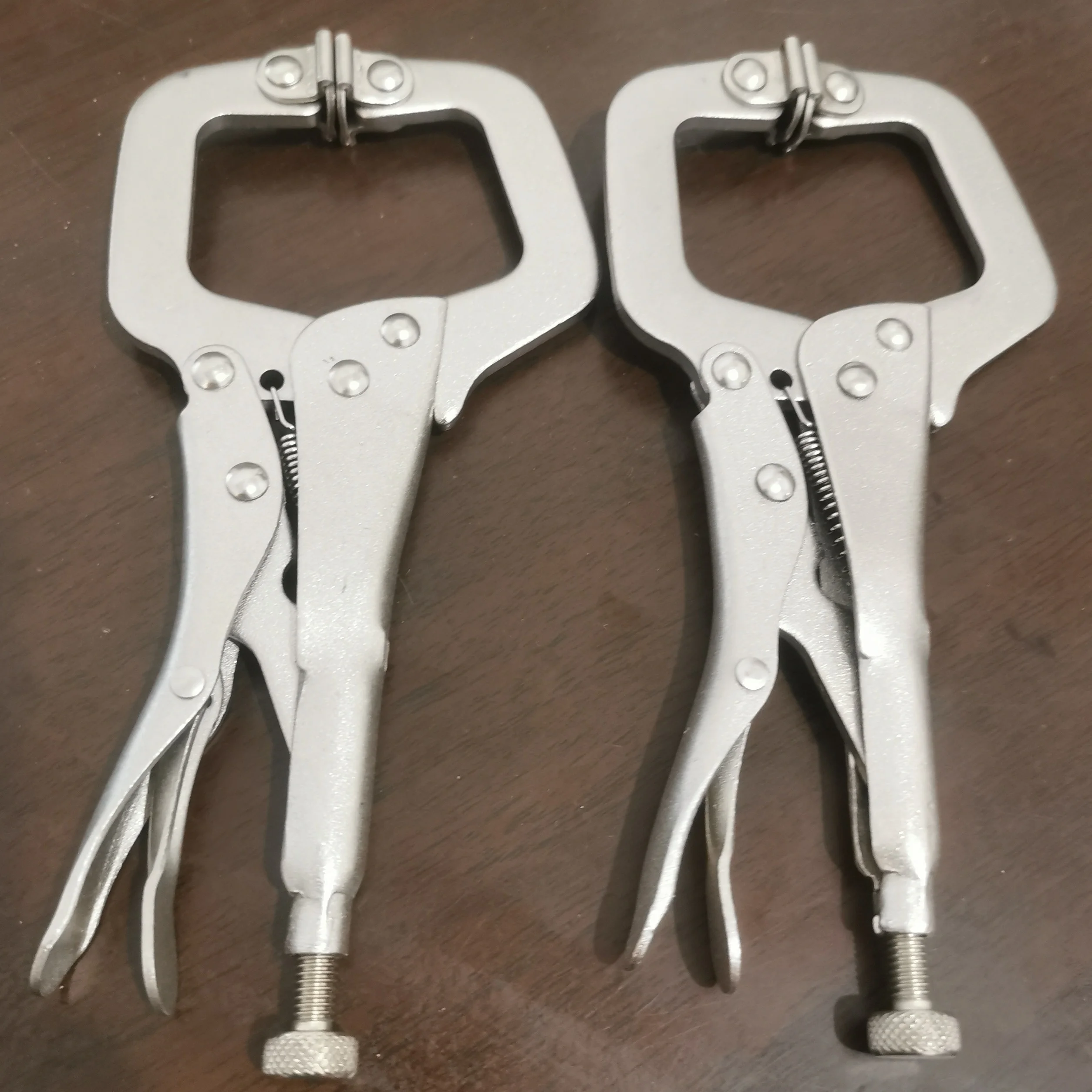 6 Inch Industrial Grade C-Clamp Set Heavy Duty Steel Woodworking Pliers