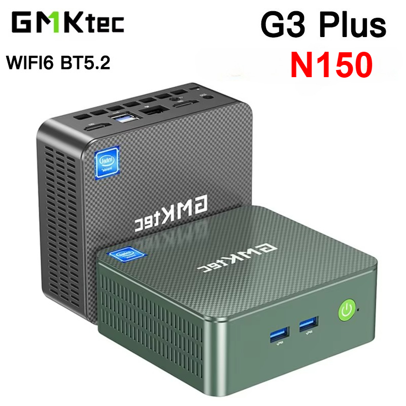 GMKtec G3 Plus Twin Lake N150 MINI PC Windows 11 Pro DDR4 RAM NVMe SSD WIFI6 BT5.2 Desktop Gamer Computer