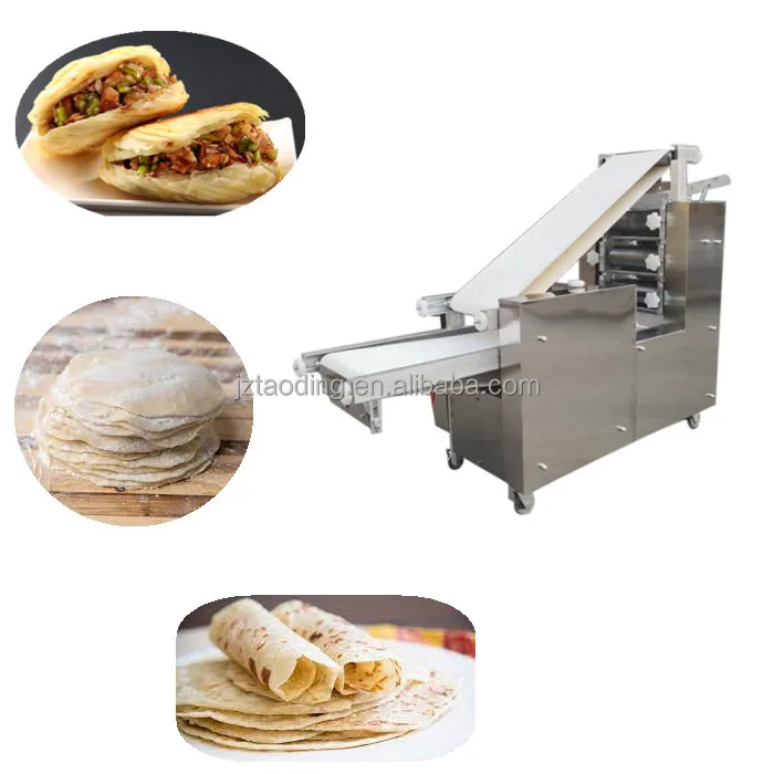 Durable Quality Tortilla Making Machine Pancake Making Electric Roti Maker Chapati Pressing Machine Pizza Tortilla Dough Make