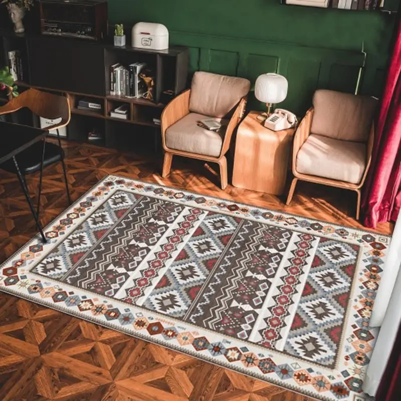 Bohemia Retro Carpets Living Room Decoration Big Szie Rugs Dining Room Decor Bedroom Morocco Lounge Rug Large Area Floor Mats 3