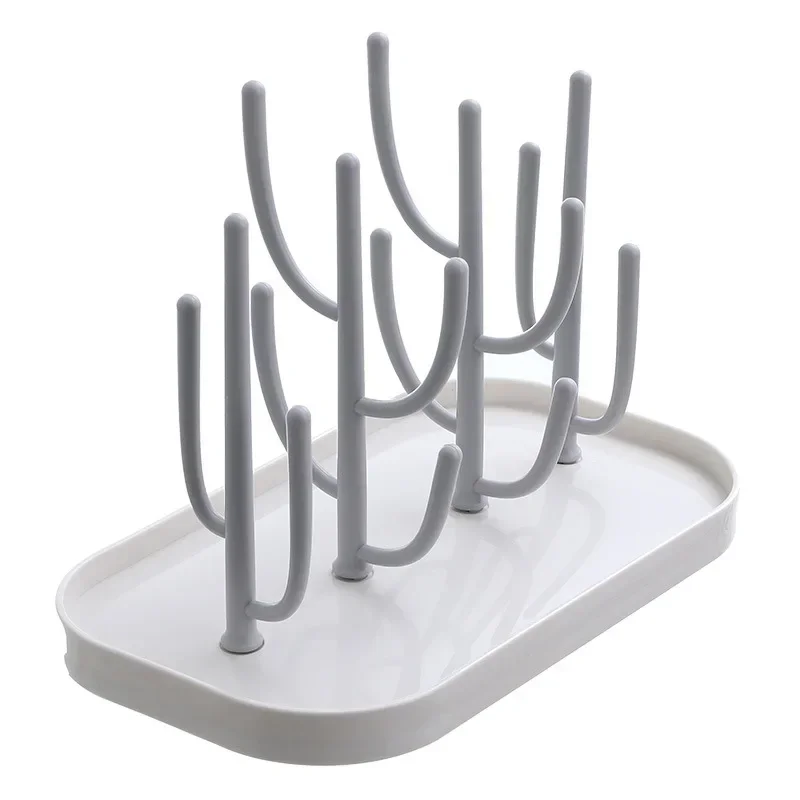 Baby Cactus Milk Bottle Drying Rack Multifunctional Infant Milk Bottle Water Cup Drain Rack Removable