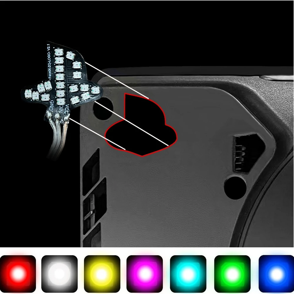

For PS5 Slim Logo Light Console Mood Light For P5 Slim Accessories
