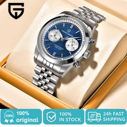 PAGANI DESIGN Men's Quartz Wristwatches Luxury Watch PD1775 Sapphire Glass Stainless steel strap Sports Diving watch for men