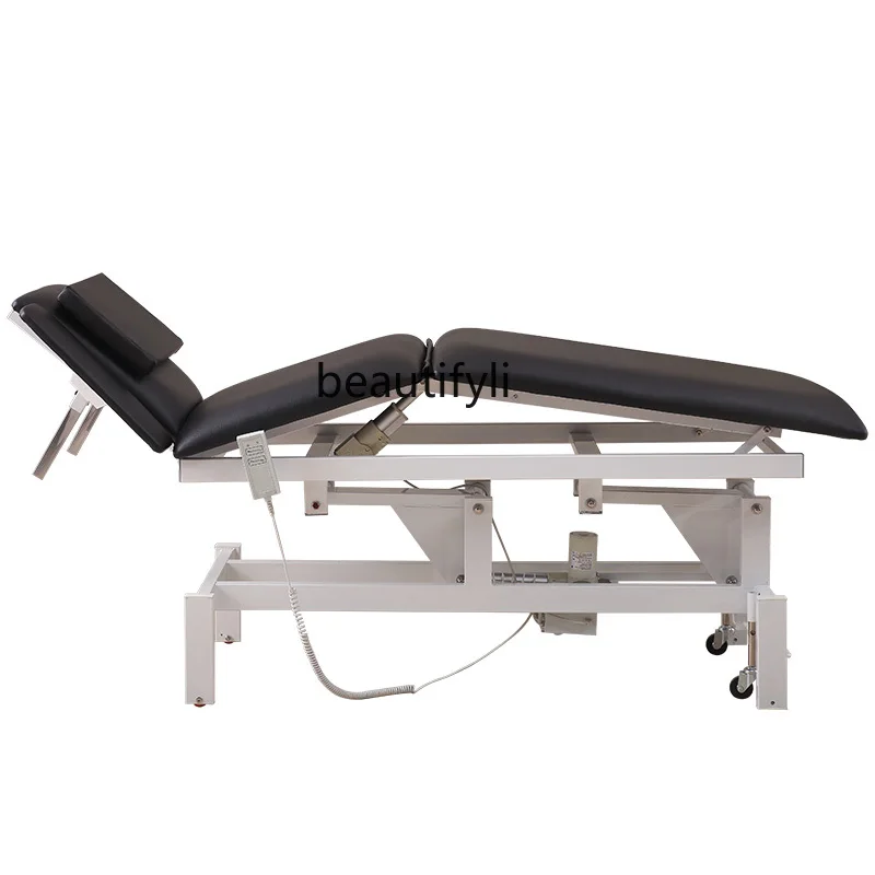 Electric Spine Shaping Bed Massage Physiotherapy Massage Chair Lifting Treatment Ton Pressure Bone Setting Tattoo Bed electric beauty bed physiotherapy bone setting massage surgery elevated bed special massage chair tattoo bed
