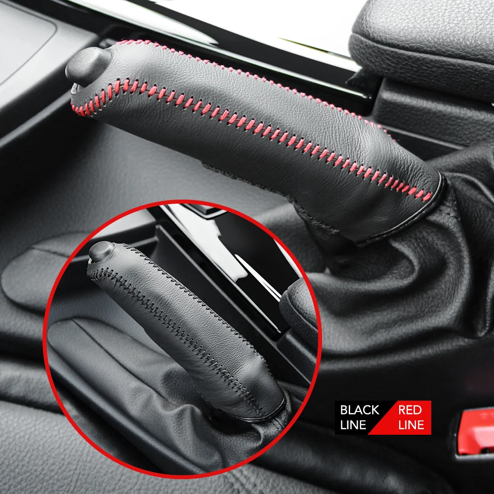 Leather Gears Handbrake Cover Auto Interior Accessories for OPEL Movano Astra J Tourer Astra F G H Zafira Tourer C