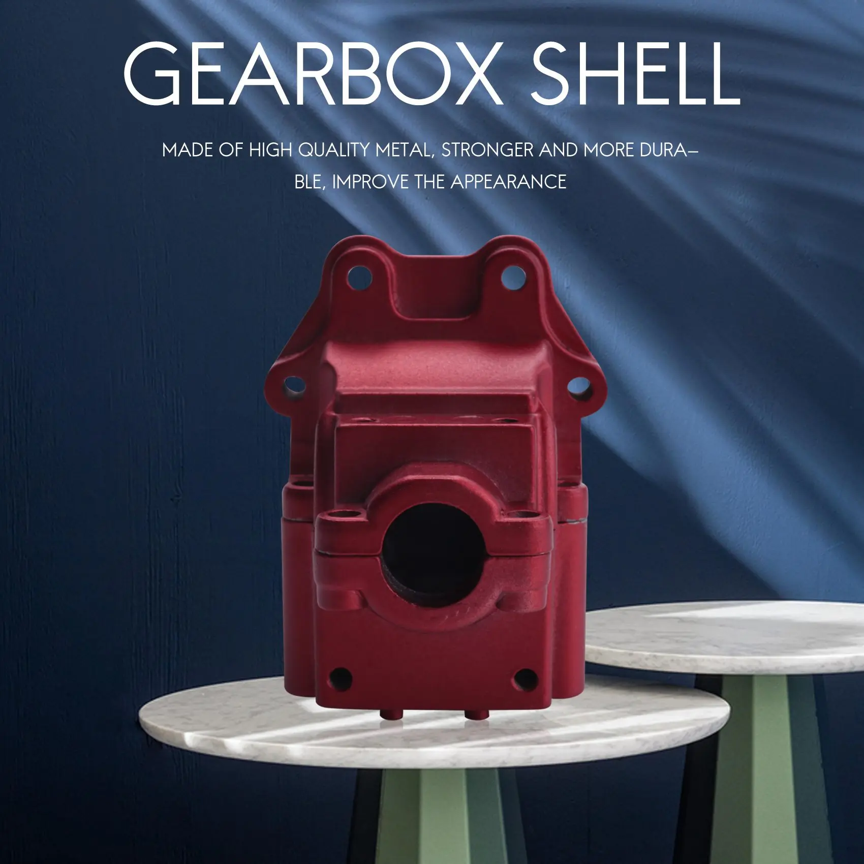 

Металлическая коробка передач, корпус коробки передач, корпус, дифференциальный корпус 144001-1254 для Wltoys 144001 1/14 Запчасти для радиоуправляемых автомобилей, красный 1 шт.