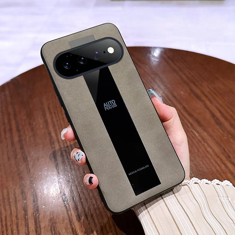 Luxury Sheepskin Leather Matte Phone Case - Shockproof Hard Protective Cover