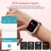 LIGE 2025 Micro Physical Examination ECG Smart Watch Women Men Blood Fat Uric Acid Heart Rate Health Watches BT Call Smartwatch 2