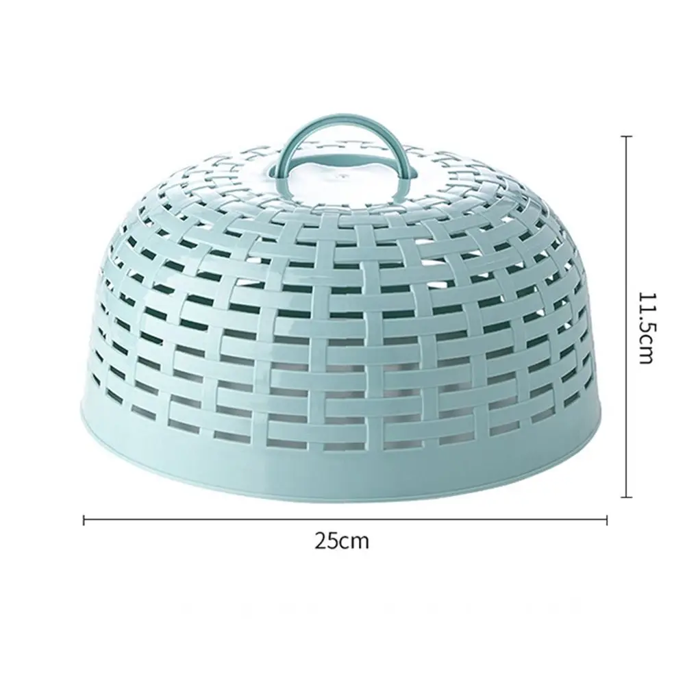 Food Cover Home Anti Mosquito Fly Vegetable Cover Plastic Round Food Dustproof Dining Table Kitchen Accessories