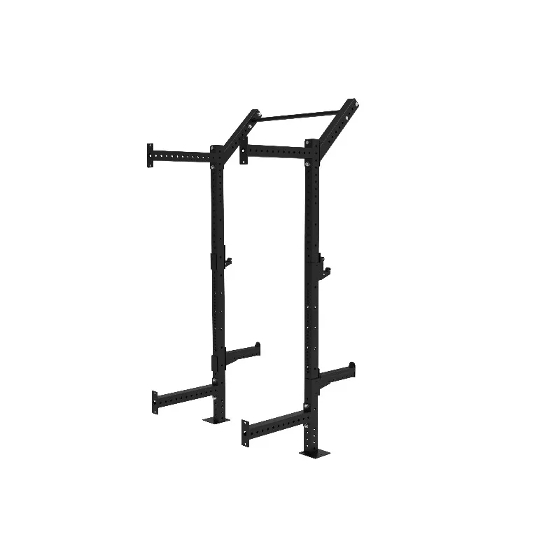 Wall-Mounted Foldable Power Rack - Space-Saving Fitness Equipment with ...