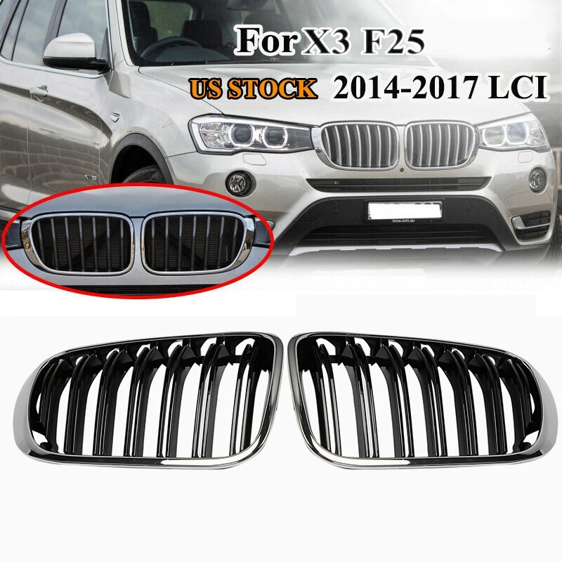 

Передняя решетка для радиатора автомобиля подходит для-BMW X3 F25 /X4 F26 2014 2015 2016 2017