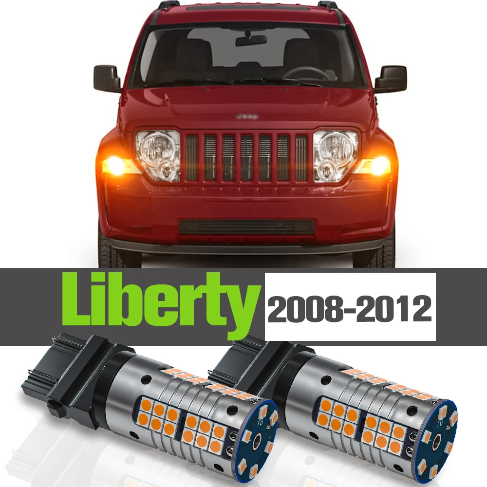 

2x LED Turn Signal Light Accessories Lamp For Jeep Liberty KK 2008 2009 2010 2011 2012