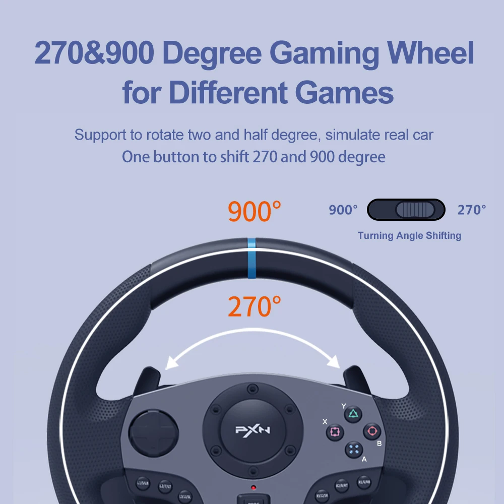 Gaming-Lenkrad PC Racing Wheel 270900 Grad verwendet Deutschland