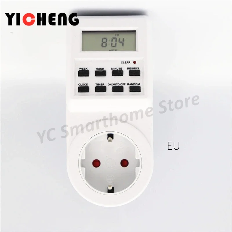 Timer Switch for timer switch digital timer programmable timer switch time switch EU US UK small screen electronic wall electric digital BR FR AU