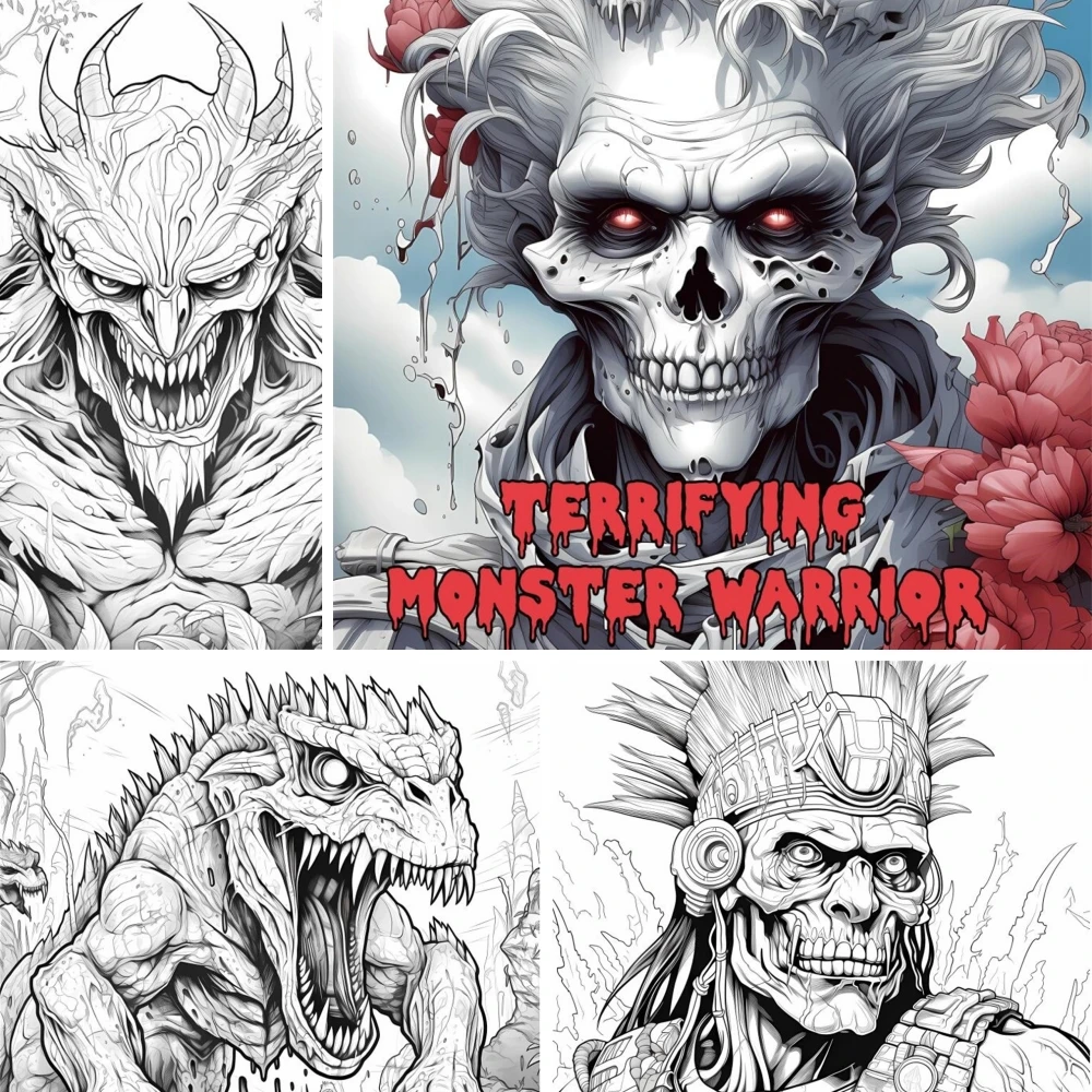 1pc Art Coloring Book 22 Page Coloring Books Gift For Birthday Party Relieve Stress Kill Time Graffiti Painting Drawing Art Book 4