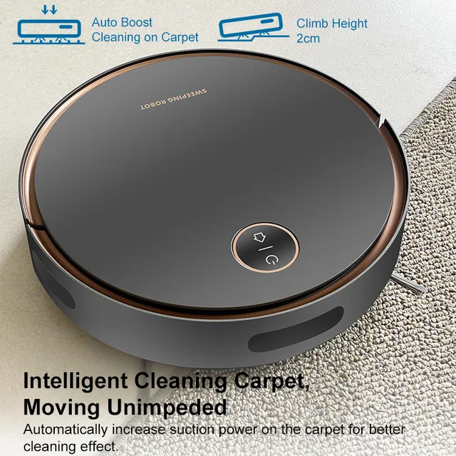 New Sweeper Sweeping 3 In 1 Smart Sweeping Robot and Vacuuming Wireless Vacuum Cleaner Sweeping Robots For Home Use 1