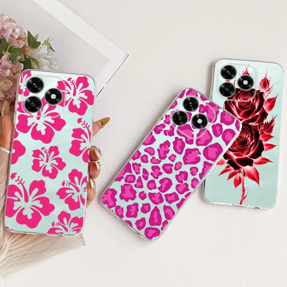 Enhanced Product Title: Sleek Transparent TPU Soft Silicone Phone Case