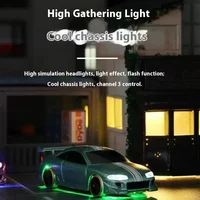 1:76 Mini Remote Control Drift Car Rc Turbo Racing C61 C62 C63 C64 Small Proportional Rear Drive Jdm Toy Kids Mini Rc Car Gift 2