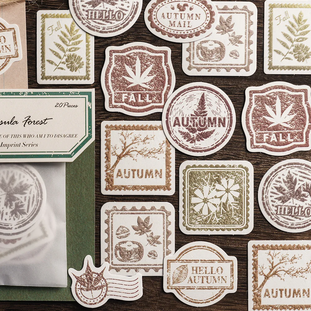 Antique Postage Stamp Stickers – Designaholic Studio Art Supplies