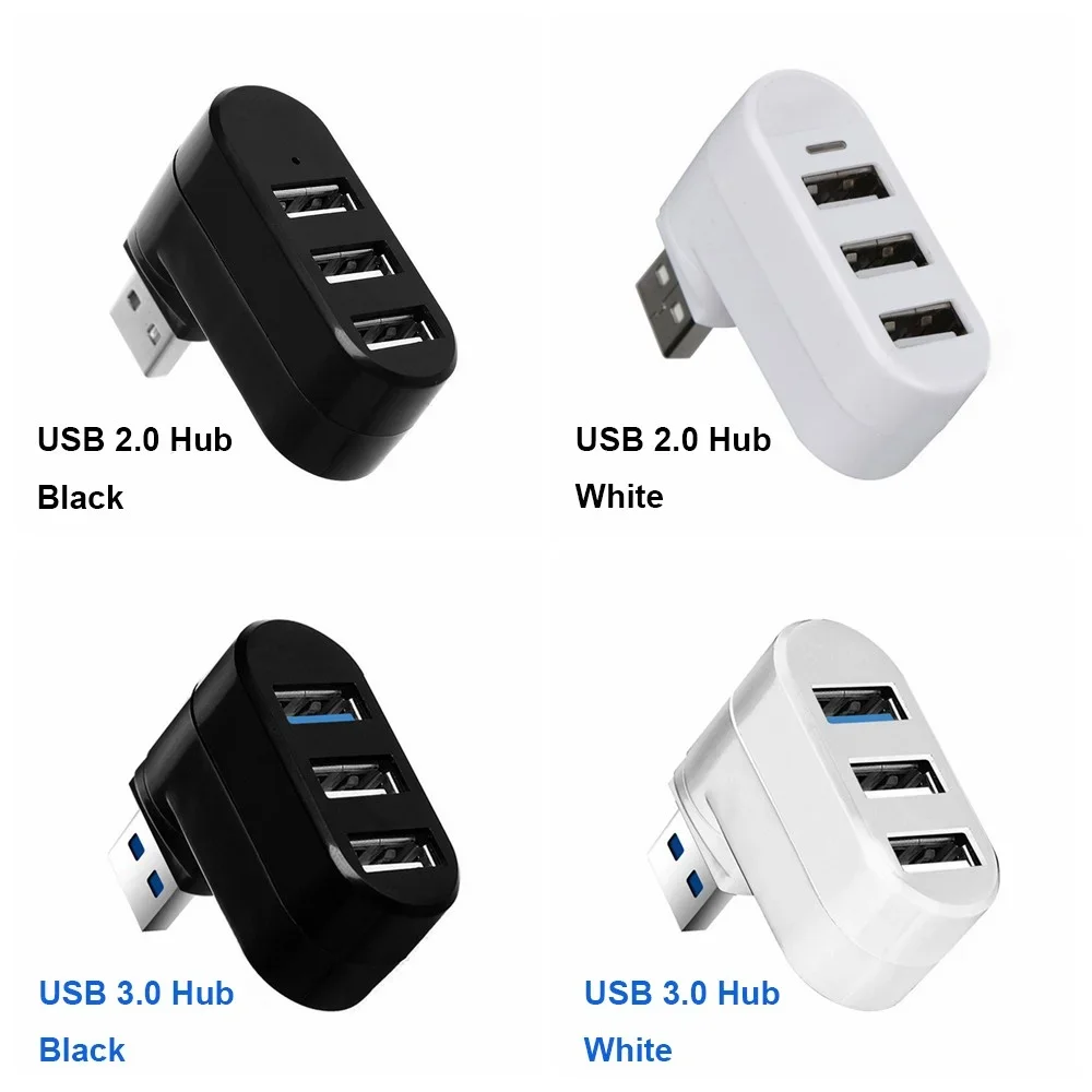 USB náboje 3.0 2.0 vysoký rychlost U kotouč čtečka náboje USB vícenásobné porty rozbočovač adaptér 180° otočný dokovací nádraží pc příslušenství